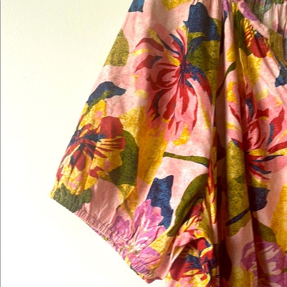 Terra & Sky Pink Brown Dolman Sleeve Sundress - Picture 6 of 7